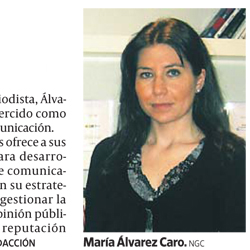 Negocio se hace eco de la llegada de María Álvarez Caro a la compañía