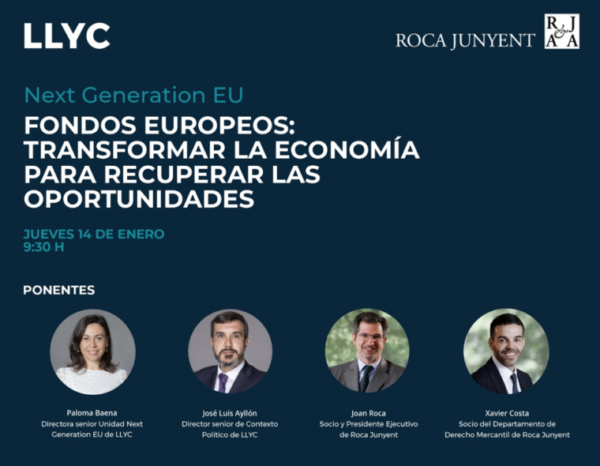 WEBINAR – Fondos Europeos: Transformar la economía para recuperar las oportunidadesWEBINAR – Fondos Europeos: Transformar la economía para recuperar las oportunidades