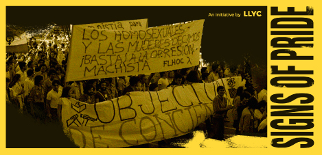 LLYC lanza Signs of Pride: las pancartas que iniciaron la lucha por los derechos LGBTIQ+ vuelven a las calles décadas después