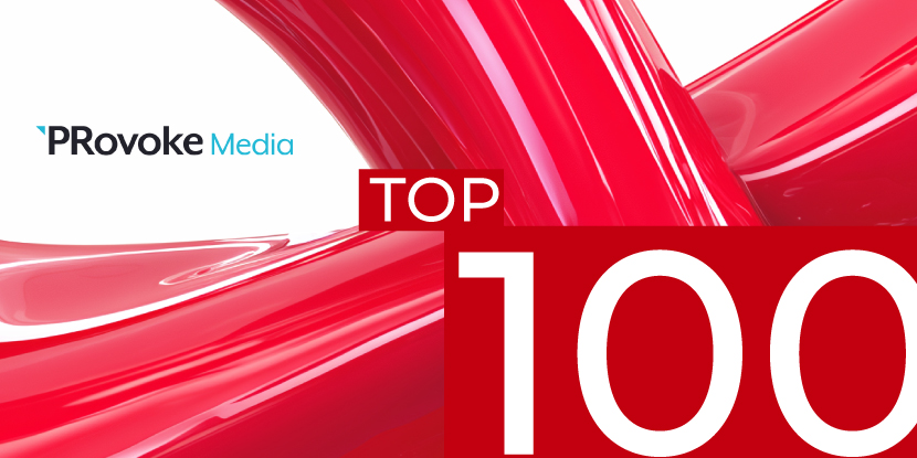 Recognized by PRovoke Media as One of the 100 Best Agencies in the U.S.